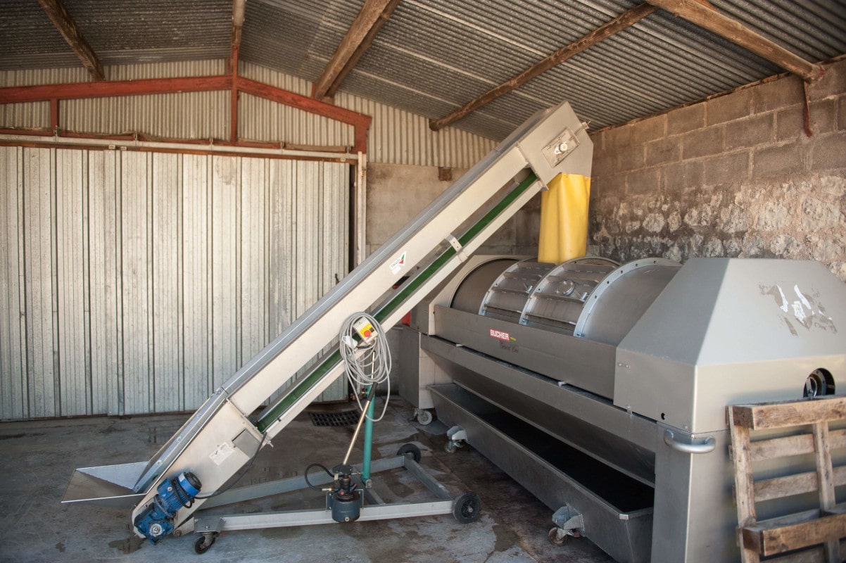 La girafe et le pressoir