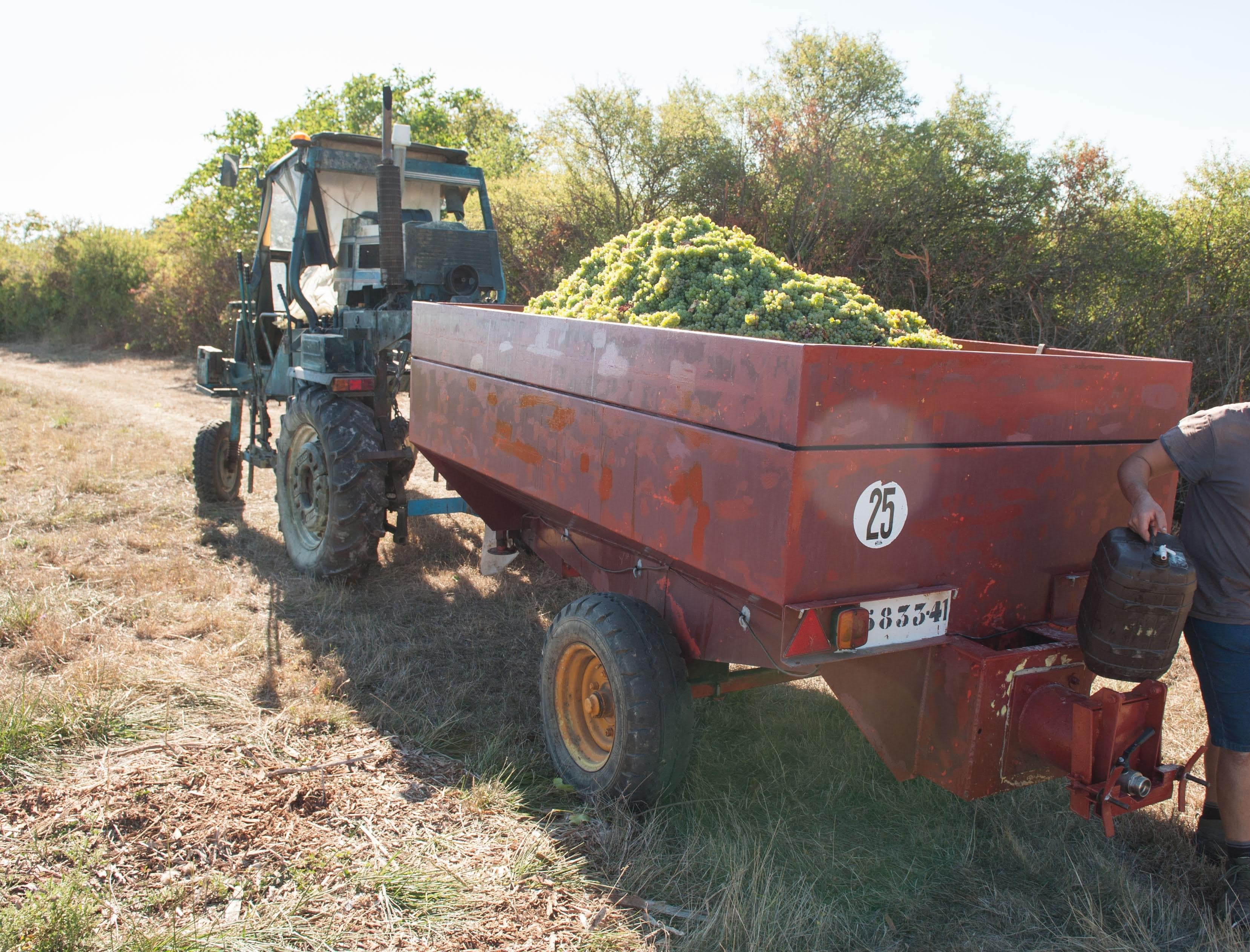 La remorque est pleine